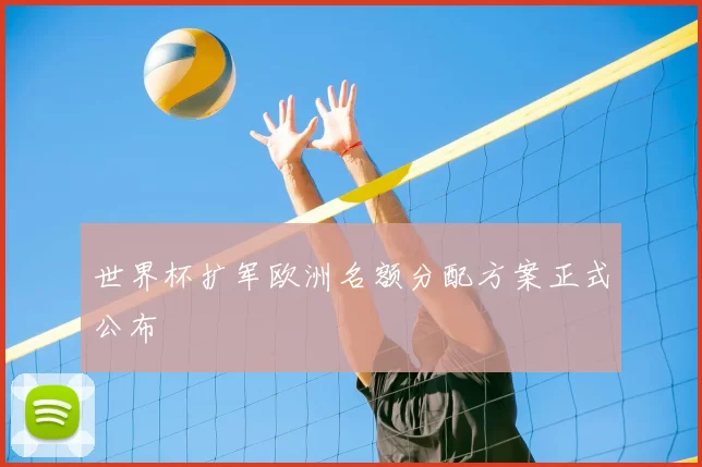 世界杯扩军欧洲名额分配方案正式公布