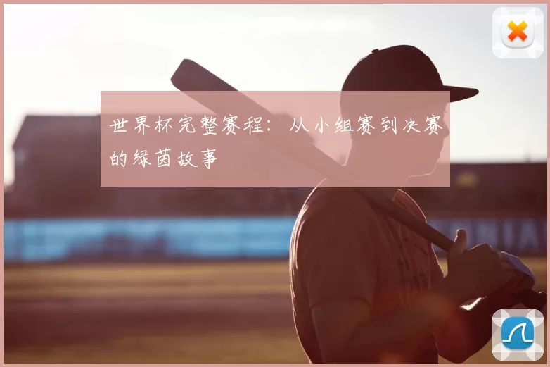 世界杯完整赛程：从小组赛到决赛的绿茵故事